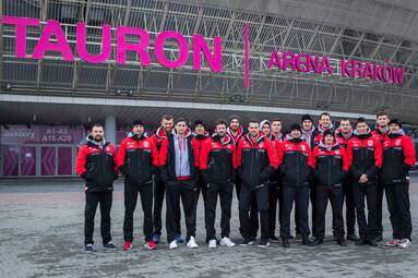 Promoting the Final Four - Asseco Resovia Rzeszów in Kraków