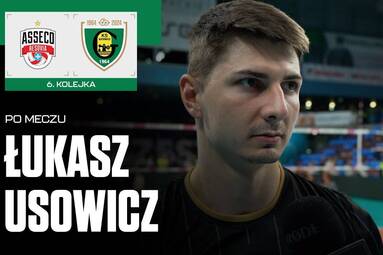 Łukasz Usowicz po meczu Asseco Resovia Rzeszów - GKS Katowice 3:1 [WIDEO]